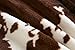 townssilk Cow Print Rug 4.1x4.5 Feet Faux Cow Hide Rug Animal Printed Area Rug Carpet for Home