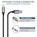 YOKERSU Phone Charger 3PACK 6Feet Extra Long Nylon Braided Charging Cable Cord to USB Cable Charger Compatible with iPhone X/8/7/6S/6/Plus/5S/SE/5C/iPod/iPad