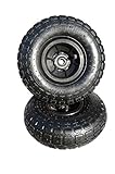 2-Pack, 10-inch Diameter, Pneumatic Tires With