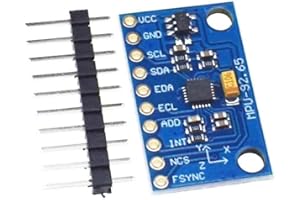 LABRICIYON 1Pc Blue IIC I2C SPI MPU6500 MPU-6500 6-Axis Gyroscope Accelerometer Sensor Module Replace MPU6050 with Pins GY-6500,Acceleration Sensors Industrial and Scientific