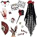 Day of The Dead Dia de Los Muertos Deluxe Accessory Kit