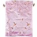 Wrapables Women's Embroidered Silk Travel Bag For Lingerie & Shoes