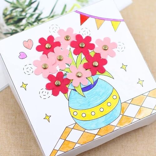 100 Pcs Copper Multicolor Mini Brad Fasteners Round Paper Fasteners Brads for Paper Craft DIY Stamping Scrapbooking Craft Supplies
