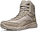 CLSL CQR CQ-BZ101-TAN_Men 12 2E(M) Men's Side-Zip Combat Military Tactical Mid-Ankle Boots EDC OutdoorAssault BZ101