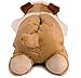 Lazy Paws Adult-Sized Bulldog Slippers (Size Medium Only)