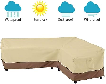 Bottlewise Housse Canape D Angle Jardin Exterieur Impermeable