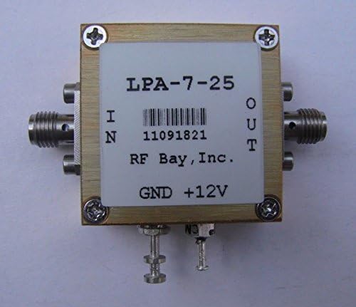 RF Bay 100KHz - 7000MHz RF Amplifier, LPA-7-25, New, SMA