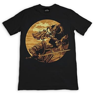 Dark Souls Monster Axe T-Shirt Baumwolle schwarz