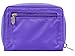 Big Skinny Women's Leather Lynx Zippered Slim Wallet, Holds Up to 30 Cards, Lightweight,Slim, Purple