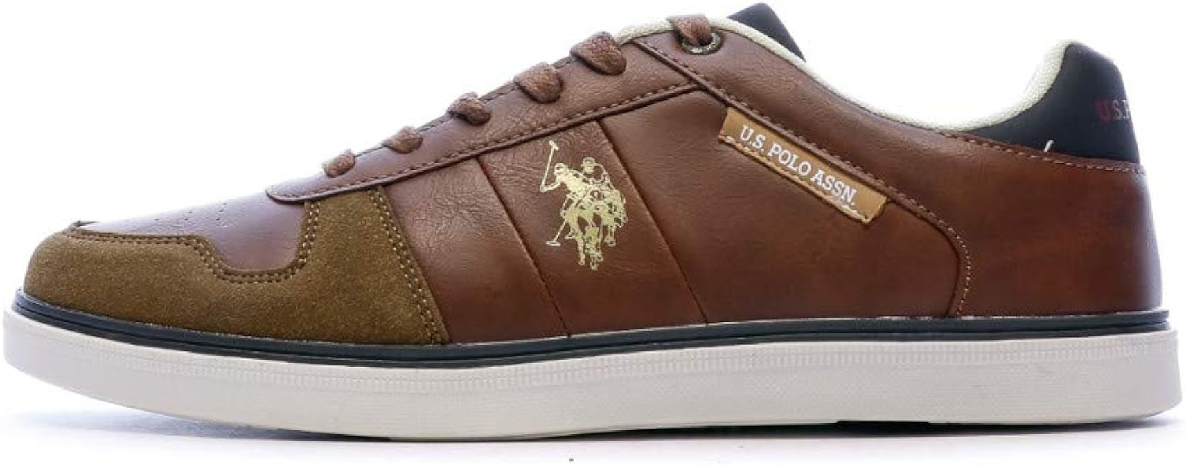 Baskets Marrons Homme US Polo ASSN Azad Amazon.fr Chaussures et Sacs