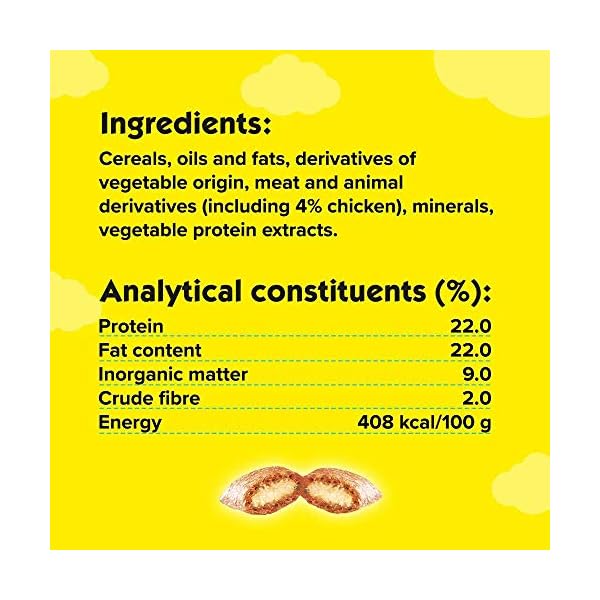 Dreamies-Cat-Treats-Tasty-Snacks-with-Delicious-Chicken-2-Tubs-of-350-g Dreamies Cat Treats Chicken 350g (pack of 2)