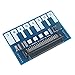MakerFocus BBC Microbit Accesories Mini Piano Module for BBC Micro:bit Board, Touch Keys to Play Music, Micro:bit Edge Connector Directly Pluggable, with RGB LED, Buzzer to Play Music