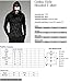 Gothic Hole T Shirt Costumes Double Layers Irregular Hooded Black T-shirt Punk Ripped Men Casual Tee Tops (M)