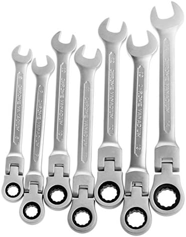 UNIHA Activities Ratchet Gears Wrench Set Open End Wrenches Repair Hand Tools To Bike Torque Wrench Combination Spanner 8-14mm(All)