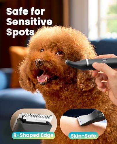 2in1 Pfotentrimmer für Hunde Katze, Ganzkörper, Micro-USB-Ladung