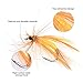 Fly Fishing Flies Kit with Box, Dry Wet Flies, Nymphs, Streamers for Bass Salmon Trout Fishing 120Pcs/64Pcs