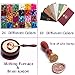 K-Musculo ZEELI Wax Seal Set, 600 Pcs Octagon Sealing Wax Beads with 1 Pcs Melting Furnace, 1 Pcs Tree of Life Stamp,10 Pcs High-Grade Vintage Envelope, 4 Pcs Tea Candles and 1 Pcs Wax Melting Spoon