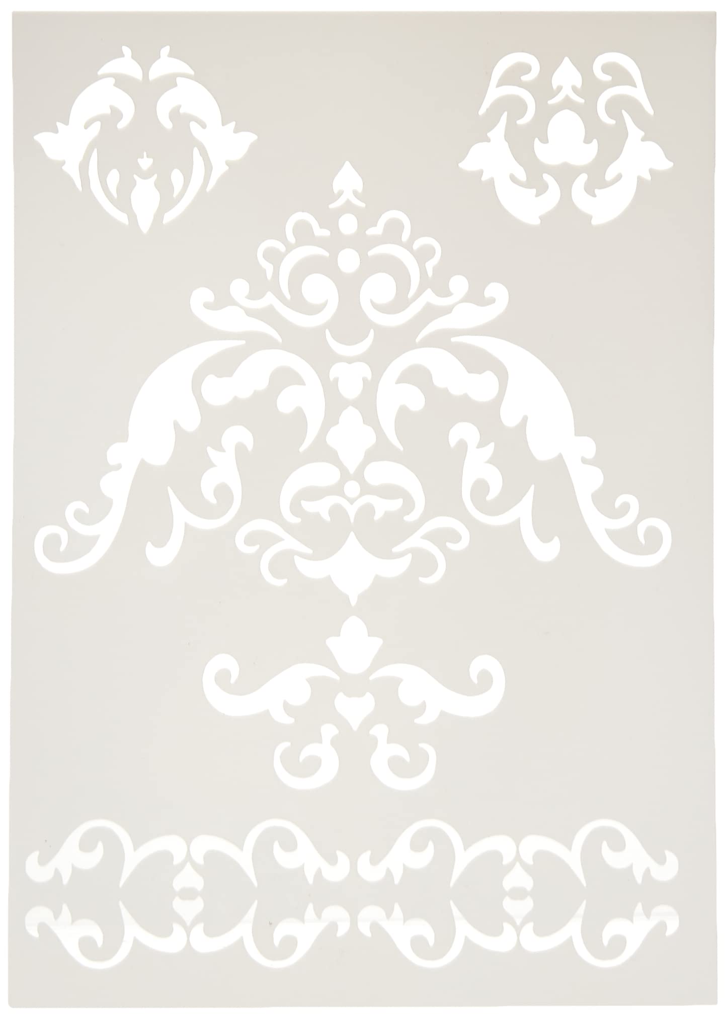 Efco 9320708 Stencil Ornaments / 5 Designs DIN A 5, 21 x 15 x 1 cm