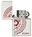 Zippo Dragon Stamp White Matte Pocket Lighter