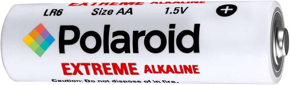 Polaroid Extreme AA Alkaline Batteries Wholesale Bulk Bundle Pack (100-Pack) Non Rechargeable: Health & Personal Care