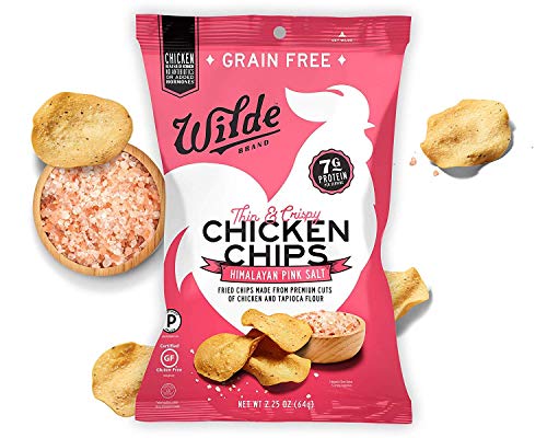 Chicken Chips Variety Pack By Wilde Brands, Chicken and Waffle, Himalayan Pink Salt, Nashville Hot, Sea Salt and Vinegar, 2.25oz Bag (4 Count) - Thumbnail 2