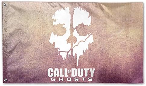 Large Home Call Of Duty Ghosts Flag Sing Layer Retangular Flag 3' X5'