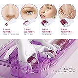 Derma Roller, Imbeang Newest 6 in 1 Skin Care Tools for Face Mini Beauty Massage Tools Set