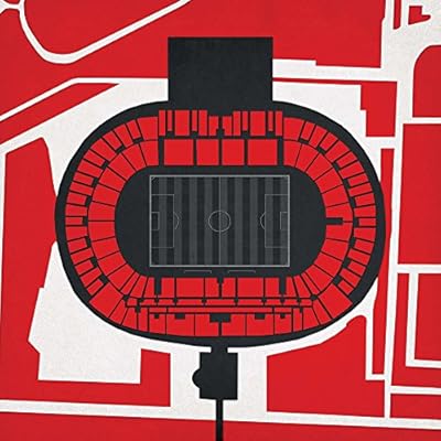 Amazon Com Mercedes Benz Arena Map Art 30 Gallery Wrapped