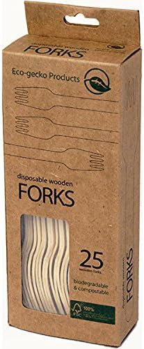 6 1/2" Eco-Gecko Forks 25ct Box / Case / 6PK