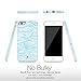 AknaCase Case Compatible with iPhone 6/6s, Get-It-Now Collection High Impact Flexible Silicon Cover [Blue Wave](215-U.S)