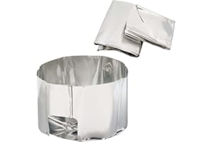 MSR Heat Reflector and Windscreen for Liquid Fuel Camping Stoves Silver, One Size