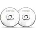DT-DIATOOL 2pcs Aluminum Backer Pad 4 Inch Hook and Loop Backing pad 5/8-11 Arbor