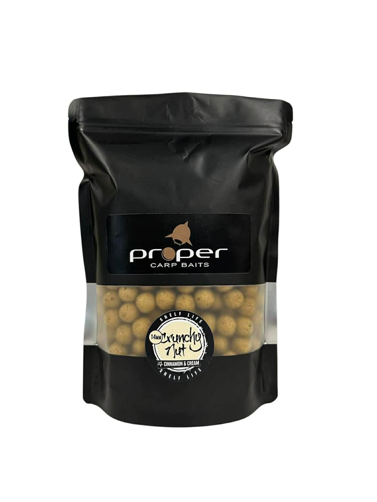 Proper Carp Baits Crunchy Nut 14mm Boilies 1kg