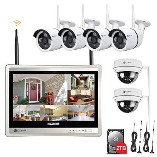 Wireless Surveillance System, Forcovr 8 Channel Home Security Camera