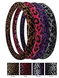 Safari Purple Leopard Steering Wheel Cover