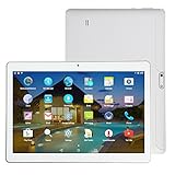 YELLYOUTH 3G Unlocked Tablet Android 10 inch with Dual SIM Card Slot 64GB ROM 4GB RAM Octa Core WiFi Bluetooth GPS Phone Call Tablets 10.1 - White