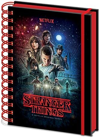 Stranger Things Cuaderno de Notas con Espiral A5, Multicolor: Amazon.es: Hogar