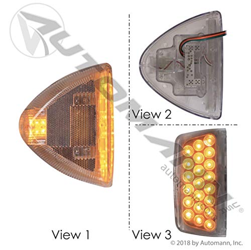 LED TURN SIGNAL CLEAR LH & RH PETERBILT 564.75077 (2)