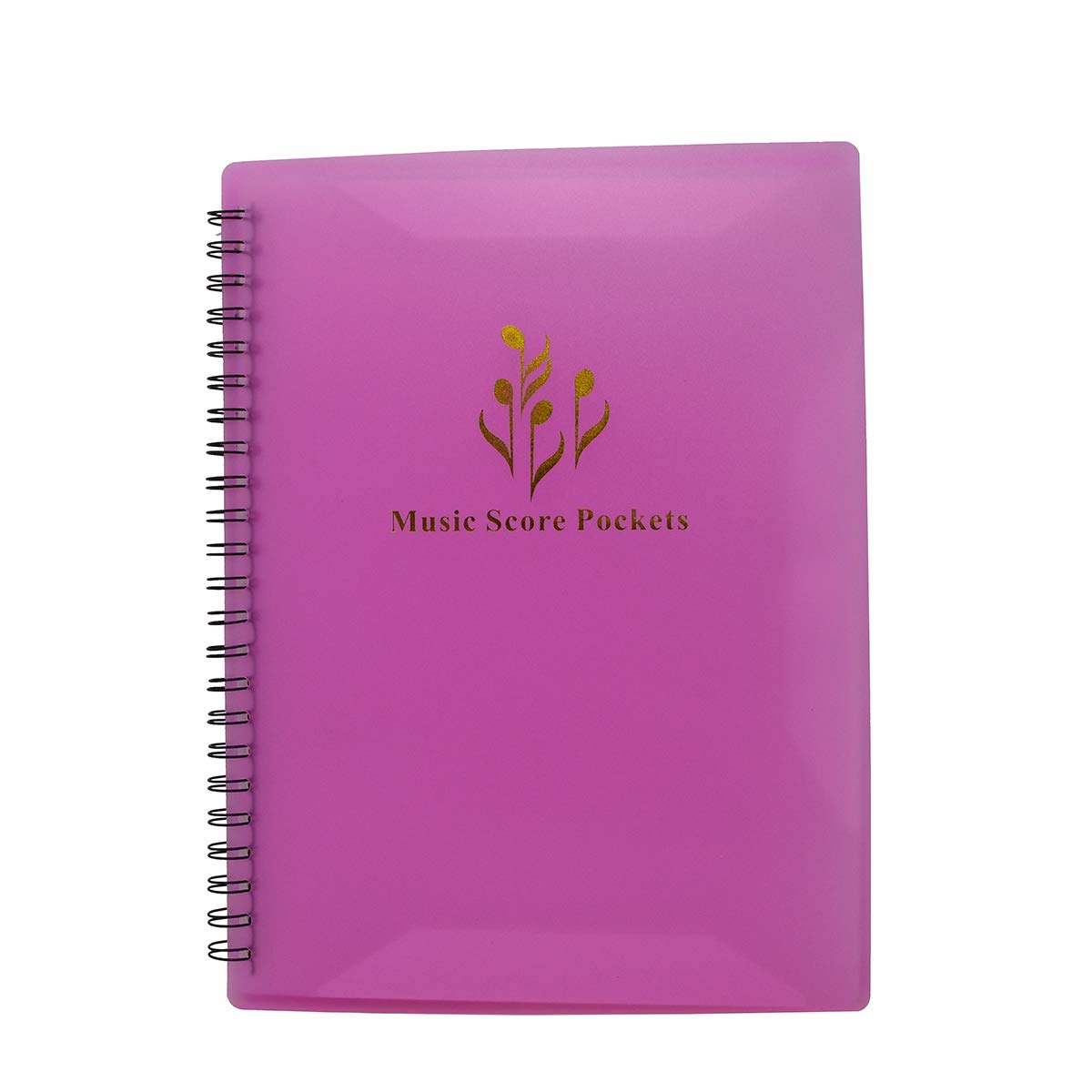 Music Sheet File Paper Storage Folder Creative Change Spectrum Folder A4 Letter Size Double Side Sheet Music Folder File for Holding Sheet Music and Files Etc (Pink)