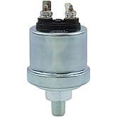 JZGRDN Oil Pressure Sender for VDO Type 0-150 psi Input 10-180 ohms | Output w/30 psi Thread 1/8"-27 NPT Low Alarm Switch