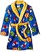 Marvel Boys' Big Boys' Avengers Luxe Plush Robe, Blue, 8