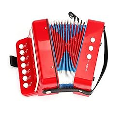 Tosnail Kids Accordion Toy 10 Keys Buttons Control