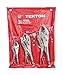 TEKTON 3730 Curved Jaw Locking Pliers Set, 3-Piece