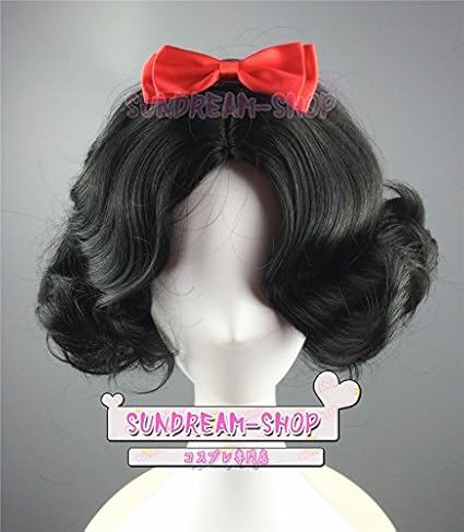 Amazon コスプレウィッグディズニースノーホワイト Snow Whiteスノーホワイト 白雪姫 コスプレ 仮装 通販