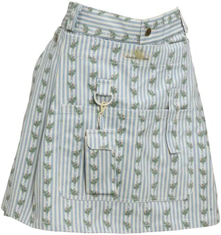 Garden Girl USA Gardening Skort, 12-Inch, Roses Tan