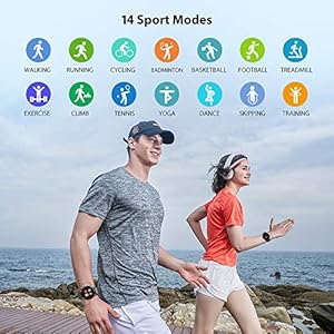 UMIDIGI Smartwatch, Orologio Fitness Uomo, Uwatch 2S Smart Watch Sonno Cardiofrequenzimetro Contapassi Cronometro… - immagine 6