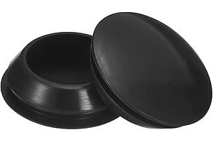 uxcell 4Pcs Silicone Plugs, Rubber Round Snap in Locking Hole Plugs for 28-30mm Hole, Hole Stoppers Waterproof Hole Plug for 