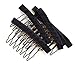 Pancy 32 Pcs Stainless Steel Wig Combs Convenient for Your Wig Caps DIY for Women Beauty (Black)