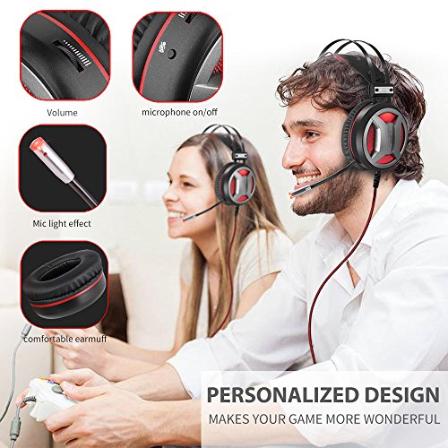 image for HOME OF E-SPORTS NEWEST Gaming Headset PC Gaming Headphones for PS4 Xb