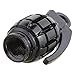 TOMALL Tire Valve Caps Hand-Grenade Style for Car Motorcycle Bicycle Aluminum Alloy Tyre Valve Air Caps (4pcs Black)